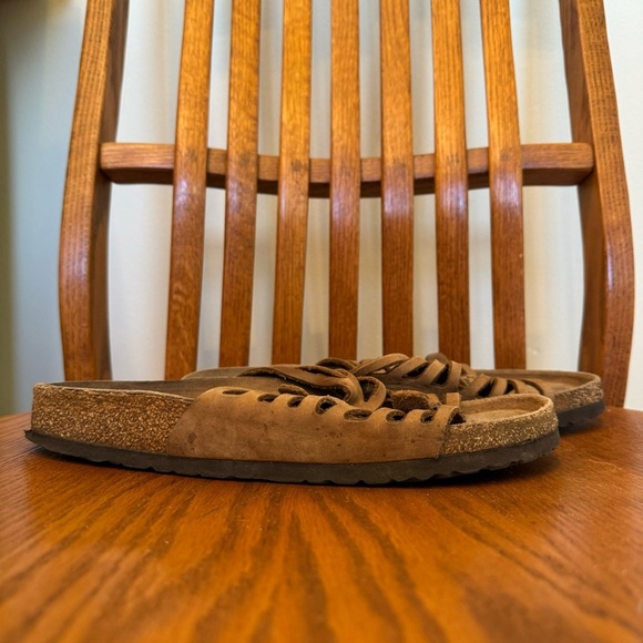 Tan, Oiled, Leather, Birkenstock Granada’s, Adjustable Straps, Size 41 - Picture 7 of 10